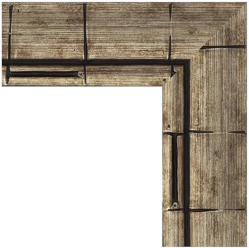 Зеркало Evoform Exclusive Floor 198х108 BY 6147 с фацетом в багетной раме - Серебряный бамбук 73, купить, цена, заказать, магазин, доставка, скидка, промокод, купить, цена, заказать, магазин, доставка, скидка, промокод