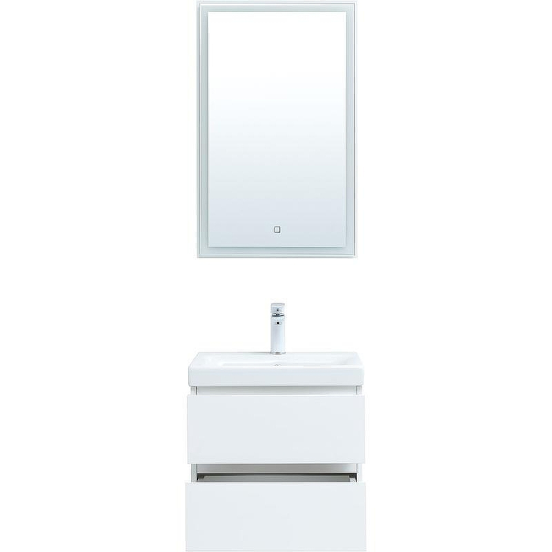 Комплект мебели для ванной Aquanet Беркли 50 306356 подвесной Белый глянец, купить, цена, заказать, магазин, доставка, скидка, промокод, купить, цена, заказать, магазин, доставка, скидка, промокод