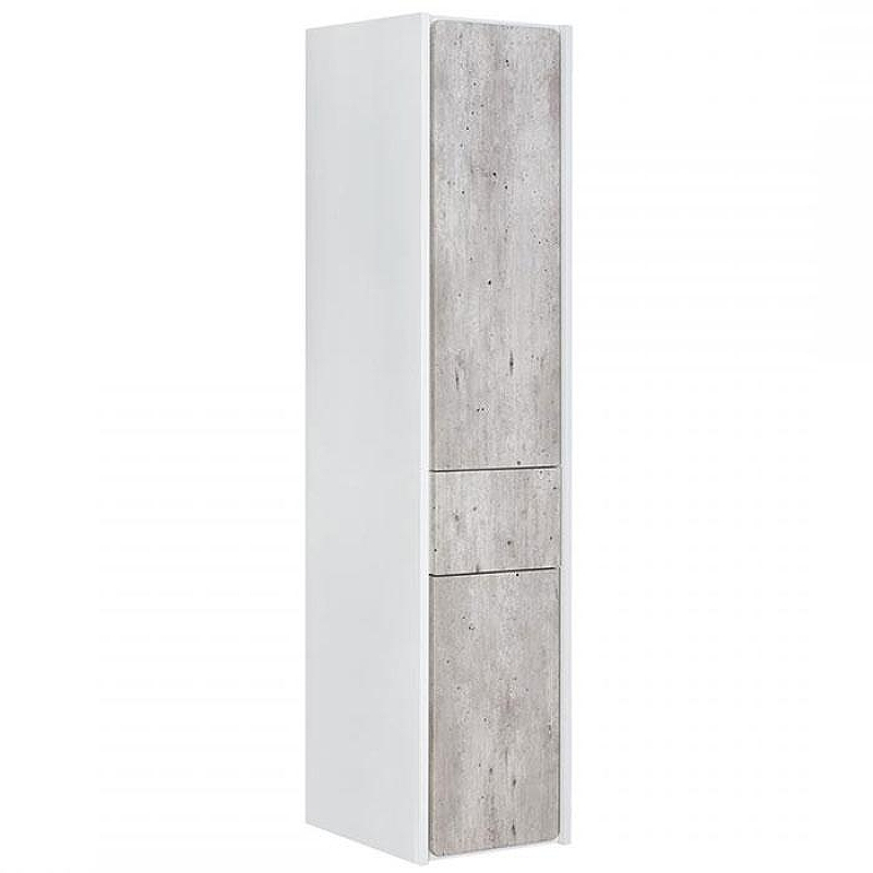 Шкаф пенал Roca Ronda 32 ZRU9303006 R подвесной Бетон Белый матовый, купить, цена, заказать, магазин, доставка, скидка, промокод, купить, цена, заказать, магазин, доставка, скидка, промокод