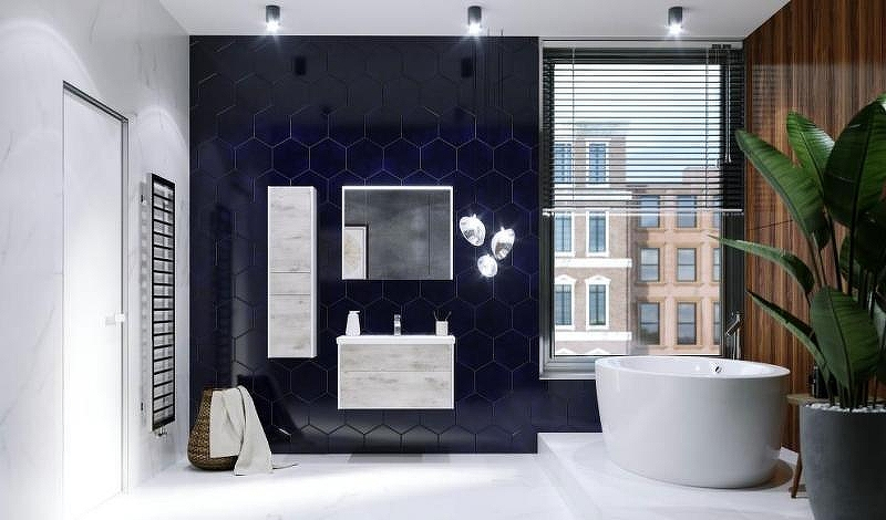 Шкаф пенал Roca Ronda 32 ZRU9303006 R подвесной Бетон Белый матовый, купить, цена, заказать, магазин, доставка, скидка, промокод, купить, цена, заказать, магазин, доставка, скидка, промокод