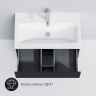 Тумба под раковину AM.PM Gem S 75 M91FSX0752GM Графит матовый, купить, цена, заказать, магазин, доставка, скидка, промокод, купить, цена, заказать, магазин, доставка, скидка, промокод
