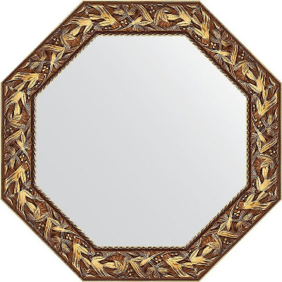 Зеркало Evoform Octagon 79х79 BY 3831 в багетной раме - Византия золото 99