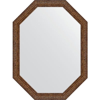Зеркало Evoform Octagon 60x80 BY 7031 в багетной раме - Виньетка состаренная бронза 56