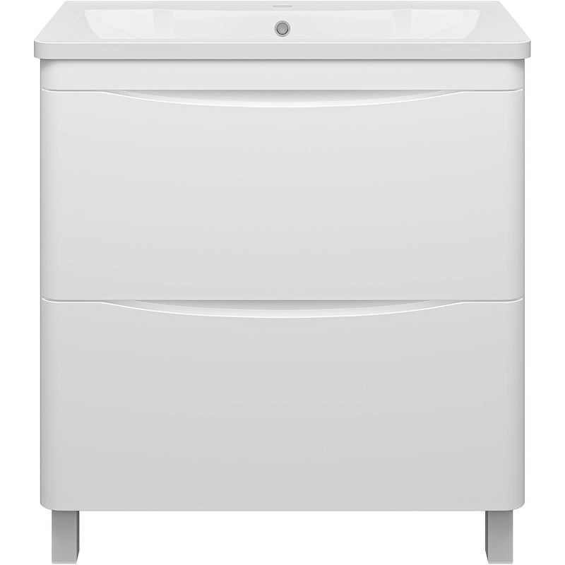 Тумба с раковиной Misty Атлантик 80 УТ000012713 Белая, купить, цена, заказать, магазин, доставка, скидка, промокод, купить, цена, заказать, магазин, доставка, скидка, промокод