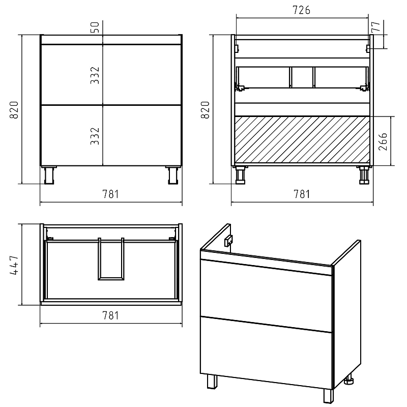 Тумба с раковиной Misty Атлантик 80 УТ000012713 Белая, купить, цена, заказать, магазин, доставка, скидка, промокод, купить, цена, заказать, магазин, доставка, скидка, промокод