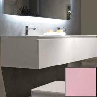 Тумба с раковиной SanVit Флай 100 kfly2100 в цвете Ral подвесная Розовый глянец, купить, цена, заказать, магазин, доставка, скидка, промокод, купить, цена, заказать, магазин, доставка, скидка, промокод
