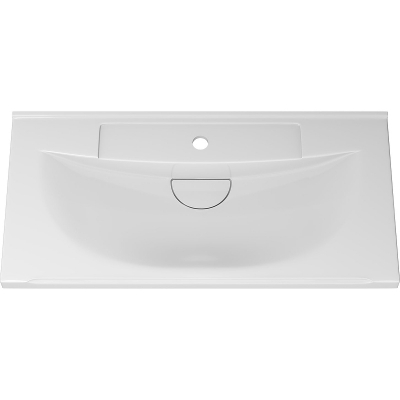 Тумба с раковиной Misty Лейла 80 УТ000011635 Белая