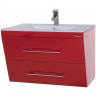 Тумба под раковину Bellezza Берта 90 4635215510035 подвесная Красная, купить, цена, заказать, магазин, доставка, скидка, промокод, купить, цена, заказать, магазин, доставка, скидка, промокод