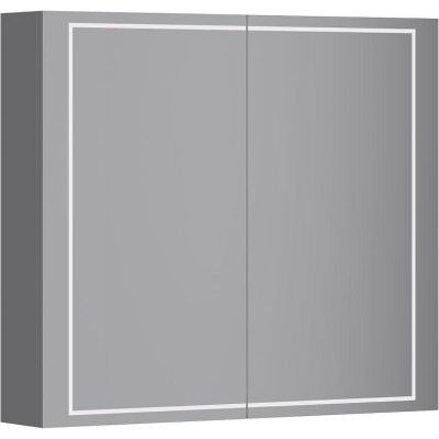 Зеркальный шкаф Aqwella Simplex 80 SLX0408 с подсветкой Белый