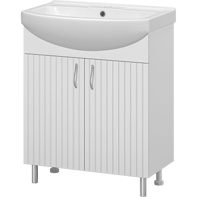 Тумба с раковиной Misty Изео 70 УТ000015762 Белая