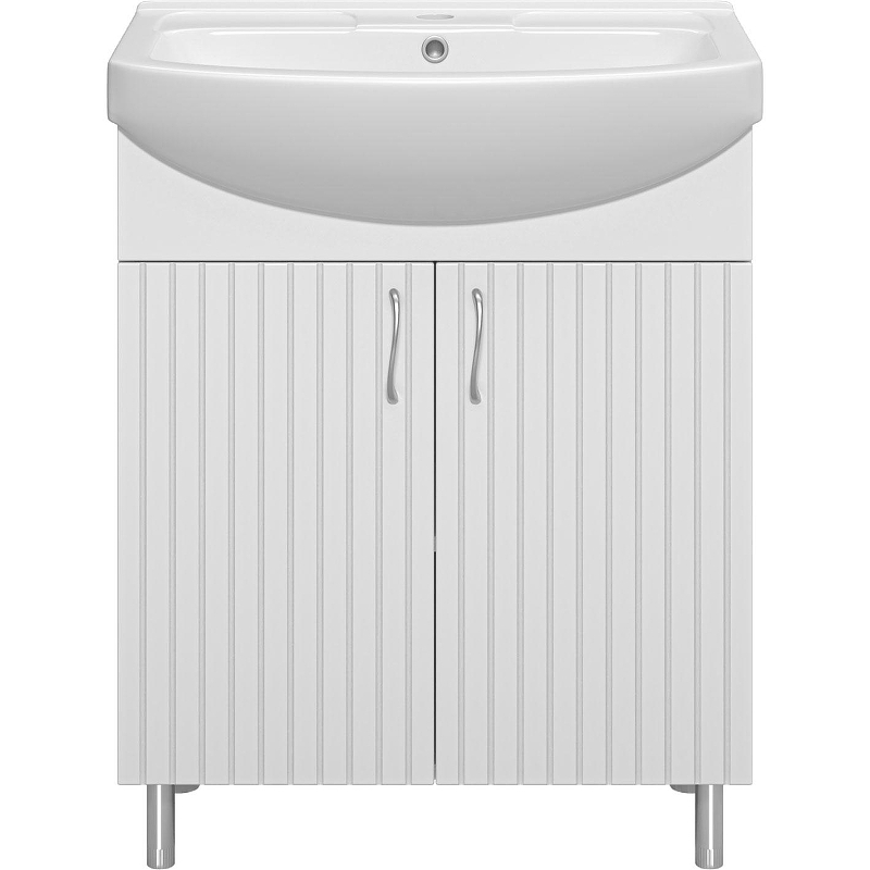 Тумба с раковиной Misty Изео 70 УТ000015762 Белая, купить, цена, заказать, магазин, доставка, скидка, промокод, купить, цена, заказать, магазин, доставка, скидка, промокод