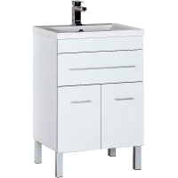 Тумба с раковиной Aquanet Верона 58 213028 Белая, купить, цена, заказать, магазин, доставка, скидка, промокод, купить, цена, заказать, магазин, доставка, скидка, промокод