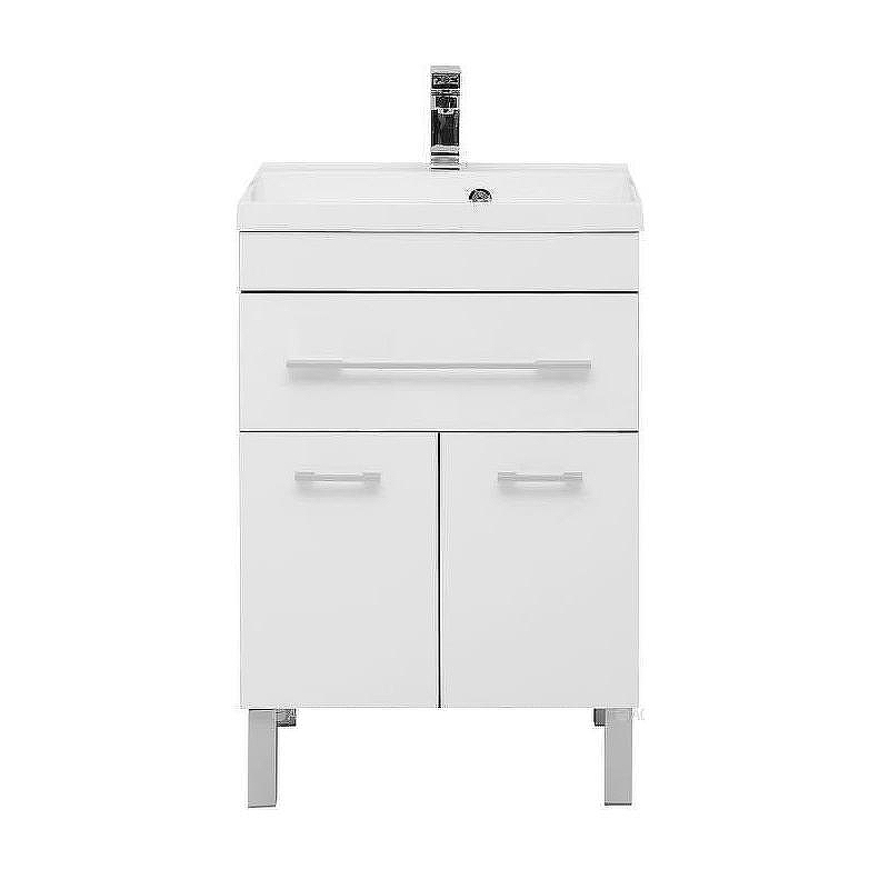 Тумба с раковиной Aquanet Верона 58 213028 Белая, купить, цена, заказать, магазин, доставка, скидка, промокод, купить, цена, заказать, магазин, доставка, скидка, промокод
