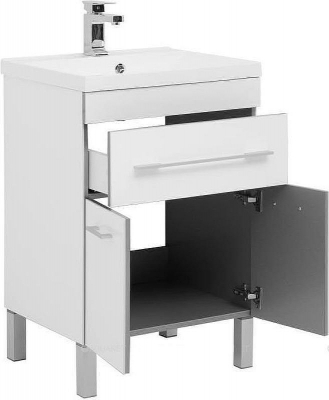 Тумба с раковиной Aquanet Верона 58 213028 Белая