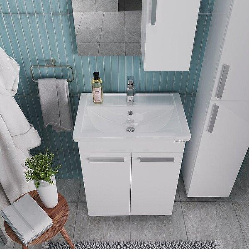 Тумба под раковину Grossman Нео 50 105006 цвет Белый, купить, цена, заказать, магазин, доставка, скидка, промокод, купить, цена, заказать, магазин, доставка, скидка, промокод