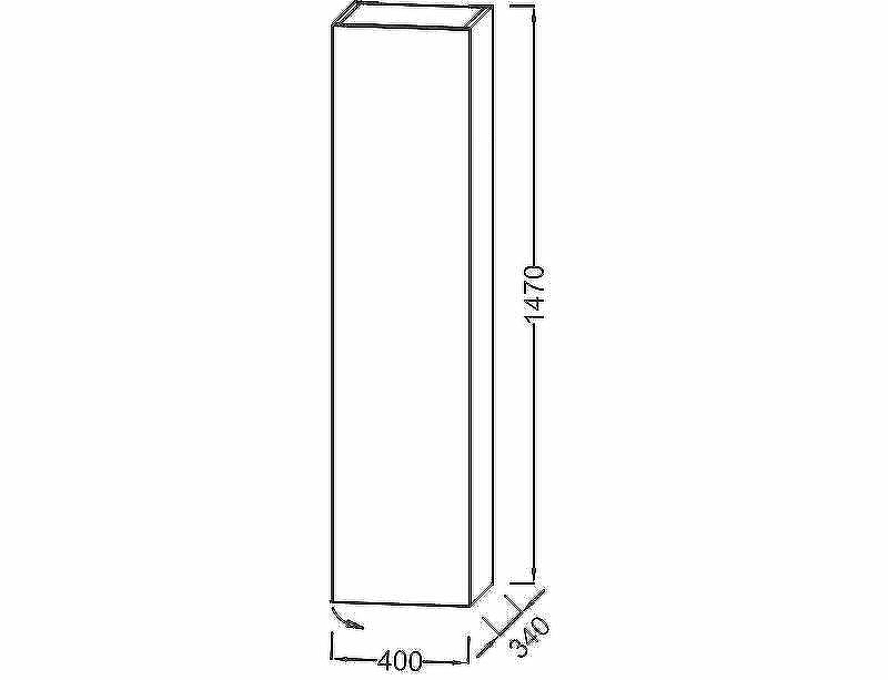 Шкаф пенал Jacob Delafon 40 R EB1850D-N18 подвесной Белый глянец, купить, цена, заказать, магазин, доставка, скидка, промокод, купить, цена, заказать, магазин, доставка, скидка, промокод