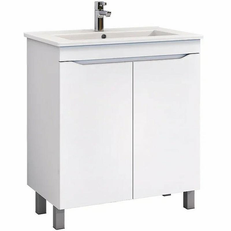 Тумба под раковину Vigo Grani 75 tn.GRI.OSK.75.2D Белая, купить, цена, заказать, магазин, доставка, скидка, промокод, купить, цена, заказать, магазин, доставка, скидка, промокод