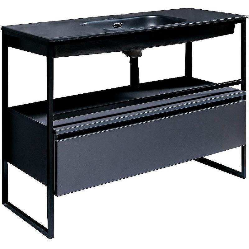 Консоль под раковину Boheme Armadi Art Loft 120 893-120 Черная, купить, цена, заказать, магазин, доставка, скидка, промокод, купить, цена, заказать, магазин, доставка, скидка, промокод