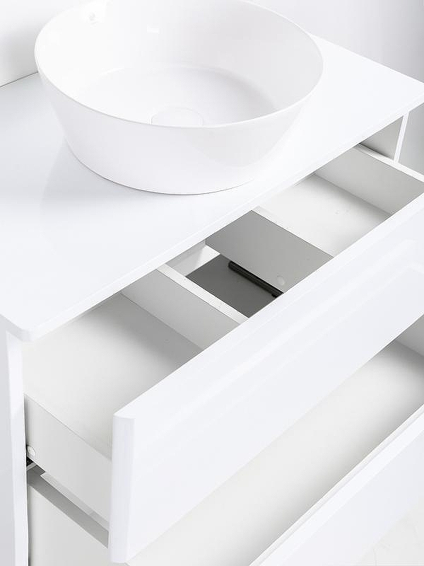 Тумба с раковиной Orange Otto 75 Ot-75TuMDF+B08-360W подвесная Белый глянец, купить, цена, заказать, магазин, доставка, скидка, промокод, купить, цена, заказать, магазин, доставка, скидка, промокод