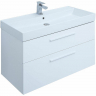 Тумба под раковину Aquanet Nova 100 249922 подвесная Белая глянцевая, купить, цена, заказать, магазин, доставка, скидка, промокод, купить, цена, заказать, магазин, доставка, скидка, промокод