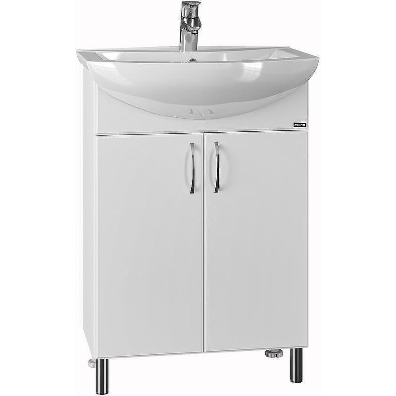 Тумба под раковину СанТа Грация 60 201019 Белая, купить, цена, заказать, магазин, доставка, скидка, промокод, купить, цена, заказать, магазин, доставка, скидка, промокод