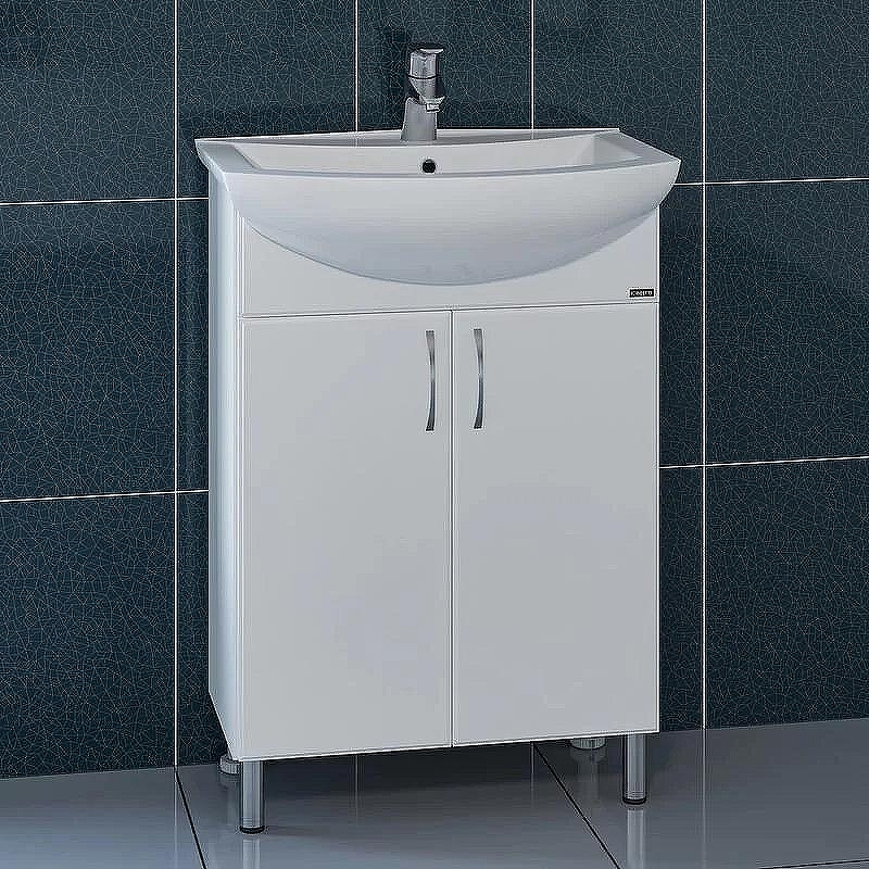 Тумба под раковину СанТа Грация 60 201019 Белая, купить, цена, заказать, магазин, доставка, скидка, промокод, купить, цена, заказать, магазин, доставка, скидка, промокод