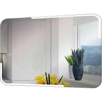 Зеркало Relisan Emma 800х600 Гл000024362 с подсветкой с сенсорным выключателем, увеличением и часами, купить, цена, заказать, магазин, доставка, скидка, промокод, купить, цена, заказать, магазин, доставка, скидка, промокод