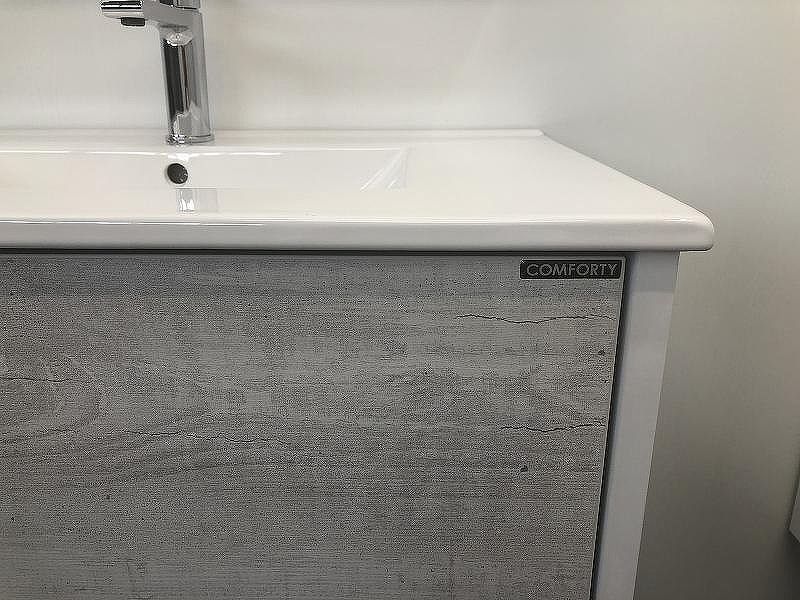 Тумба с раковиной Comforty Женева 75 00004137097 подвесная Дуб белый, купить, цена, заказать, магазин, доставка, скидка, промокод, купить, цена, заказать, магазин, доставка, скидка, промокод