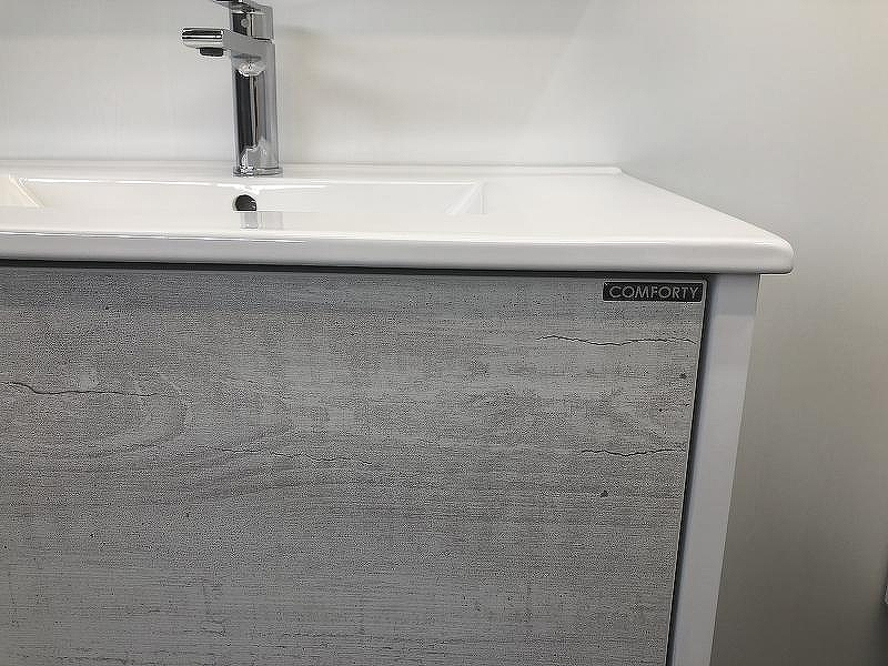 Тумба с раковиной Comforty Женева 75 00004137097 подвесная Дуб белый, купить, цена, заказать, магазин, доставка, скидка, промокод, купить, цена, заказать, магазин, доставка, скидка, промокод