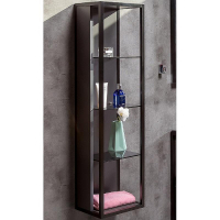 Шкаф пенал Boheme Armadi Art Loft 30 896-A подвесной Антрацит, купить, цена, заказать, магазин, доставка, скидка, промокод, купить, цена, заказать, магазин, доставка, скидка, промокод