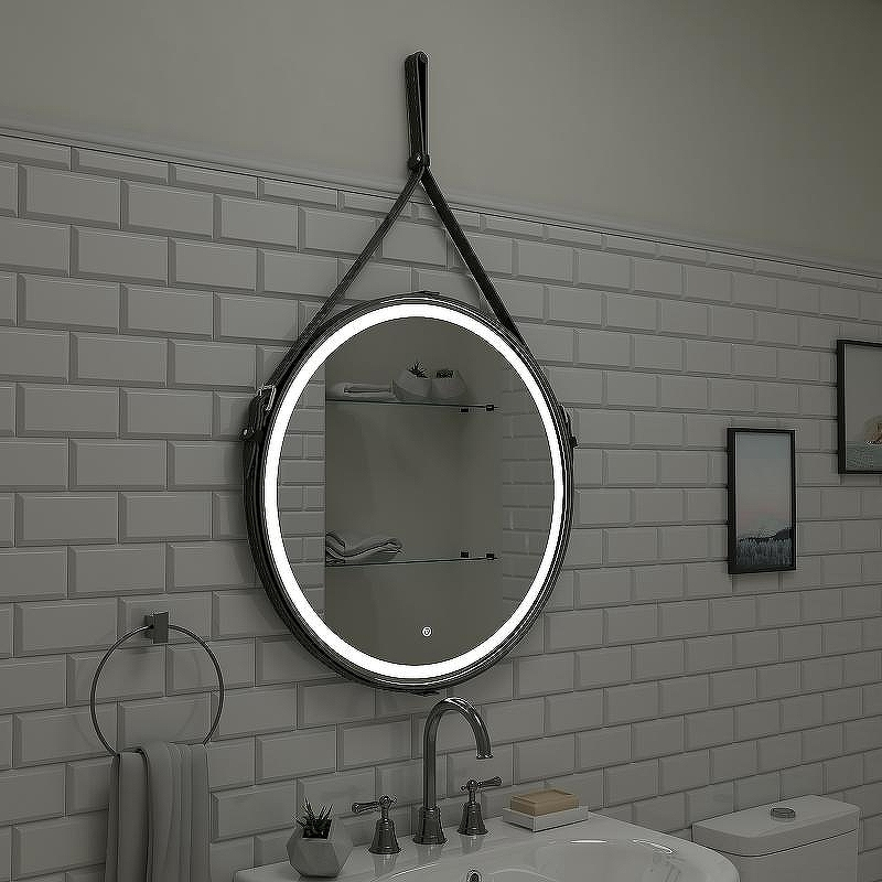 Зеркало Континент Millenium D 500 ЗЛП985 с подсветкой Черное с сенсорным выключателем, купить, цена, заказать, магазин, доставка, скидка, промокод, купить, цена, заказать, магазин, доставка, скидка, промокод