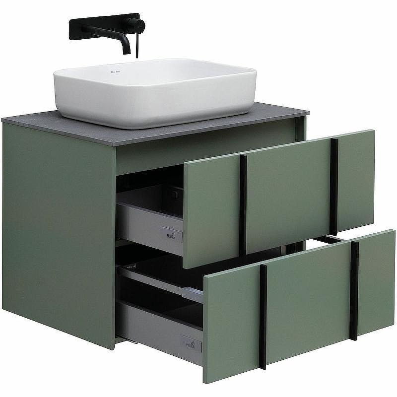 Тумба под раковину Allen Brau Reality 70 1.32004.CGM подвесная Олива матовая, купить, цена, заказать, магазин, доставка, скидка, промокод, купить, цена, заказать, магазин, доставка, скидка, промокод