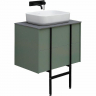 Тумба под раковину Allen Brau Reality 70 1.32004.CGM подвесная Олива матовая, купить, цена, заказать, магазин, доставка, скидка, промокод, купить, цена, заказать, магазин, доставка, скидка, промокод