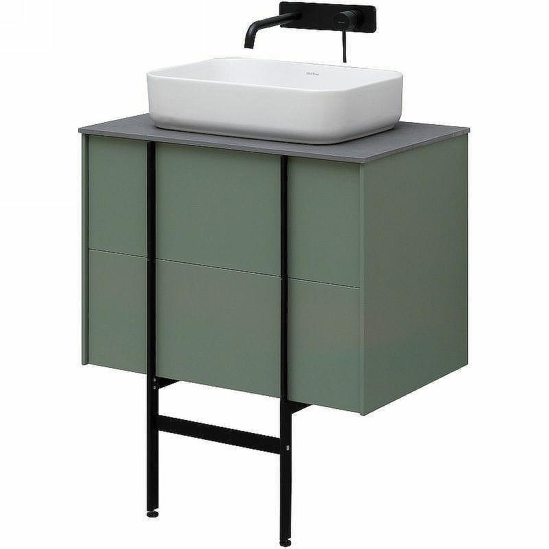 Тумба под раковину Allen Brau Reality 70 1.32004.CGM подвесная Олива матовая, купить, цена, заказать, магазин, доставка, скидка, промокод, купить, цена, заказать, магазин, доставка, скидка, промокод