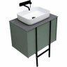 Тумба под раковину Allen Brau Reality 70 1.32004.CGM подвесная Олива матовая, купить, цена, заказать, магазин, доставка, скидка, промокод, купить, цена, заказать, магазин, доставка, скидка, промокод