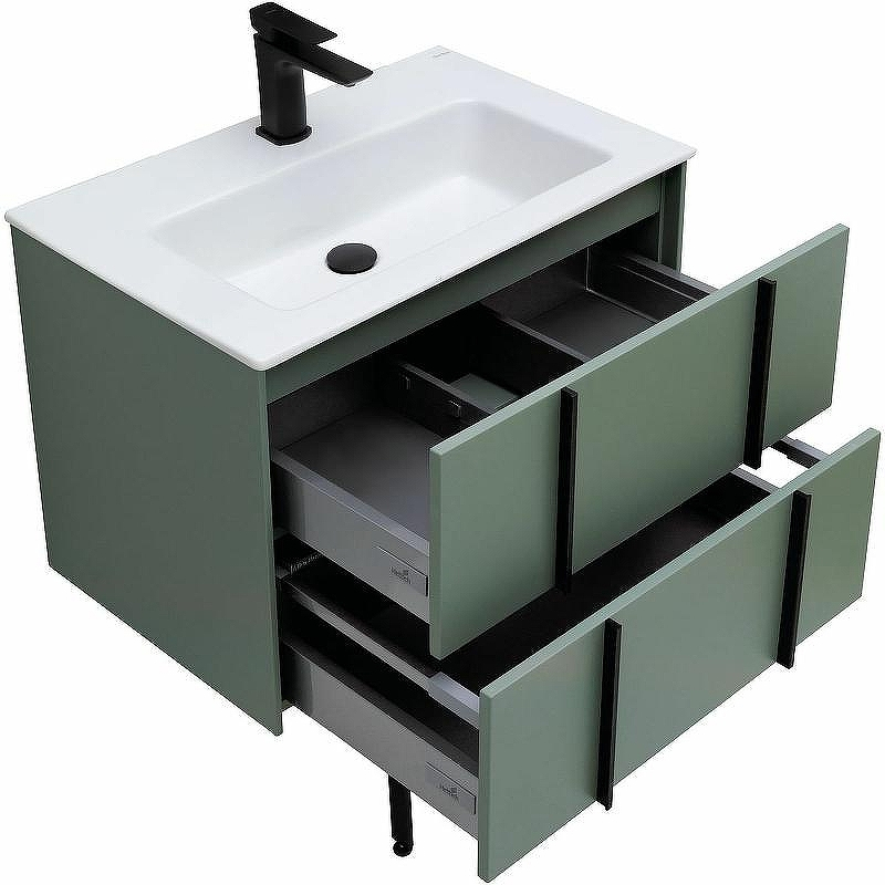 Тумба под раковину Allen Brau Reality 70 1.32004.CGM подвесная Олива матовая, купить, цена, заказать, магазин, доставка, скидка, промокод, купить, цена, заказать, магазин, доставка, скидка, промокод