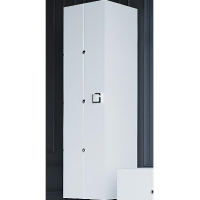 Шкаф пенал Boheme Armadi Art Vallessi Avantgarde Piazza 35 844-WCR подвесной Белый Хром, купить, цена, заказать, магазин, доставка, скидка, промокод, купить, цена, заказать, магазин, доставка, скидка, промокод