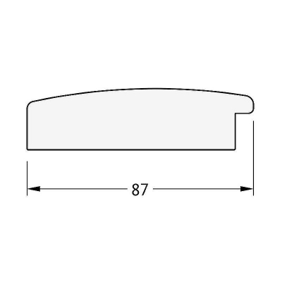 Зеркало Evoform Exclusive 146х61 BY 1171 с фацетом в багетной раме - Травленое золото 87