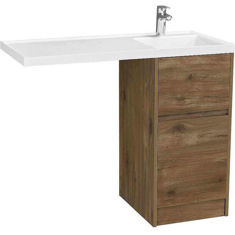 Тумба под раковину Aquaton Лондри 105 1A267001LHDR0 Дуб Рустикальный без фасада, купить, цена, заказать, магазин, доставка, скидка, промокод, купить, цена, заказать, магазин, доставка, скидка, промокод