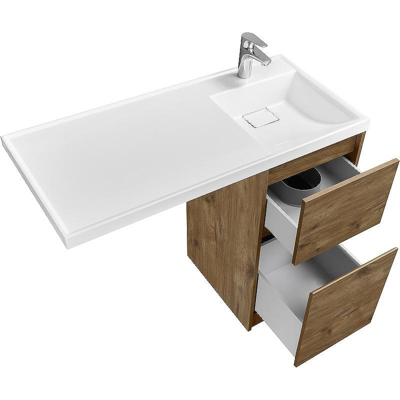 Тумба под раковину Aquaton Лондри 105 1A267001LHDR0 Дуб Рустикальный без фасада, купить, цена, заказать, магазин, доставка, скидка, промокод, купить, цена, заказать, магазин, доставка, скидка, промокод