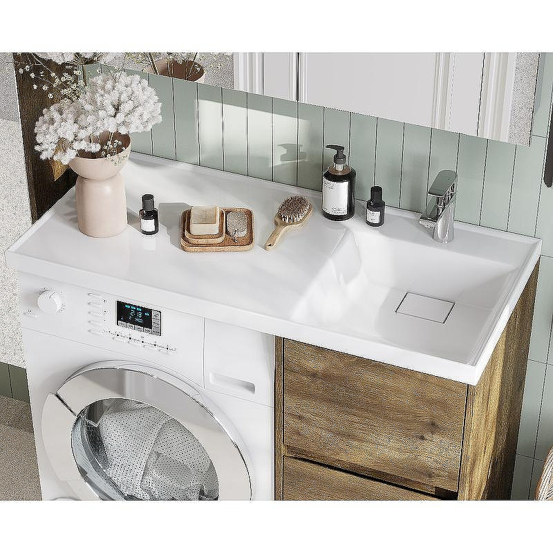 Тумба под раковину Aquaton Лондри 105 1A267001LHDR0 Дуб Рустикальный без фасада, купить, цена, заказать, магазин, доставка, скидка, промокод, купить, цена, заказать, магазин, доставка, скидка, промокод