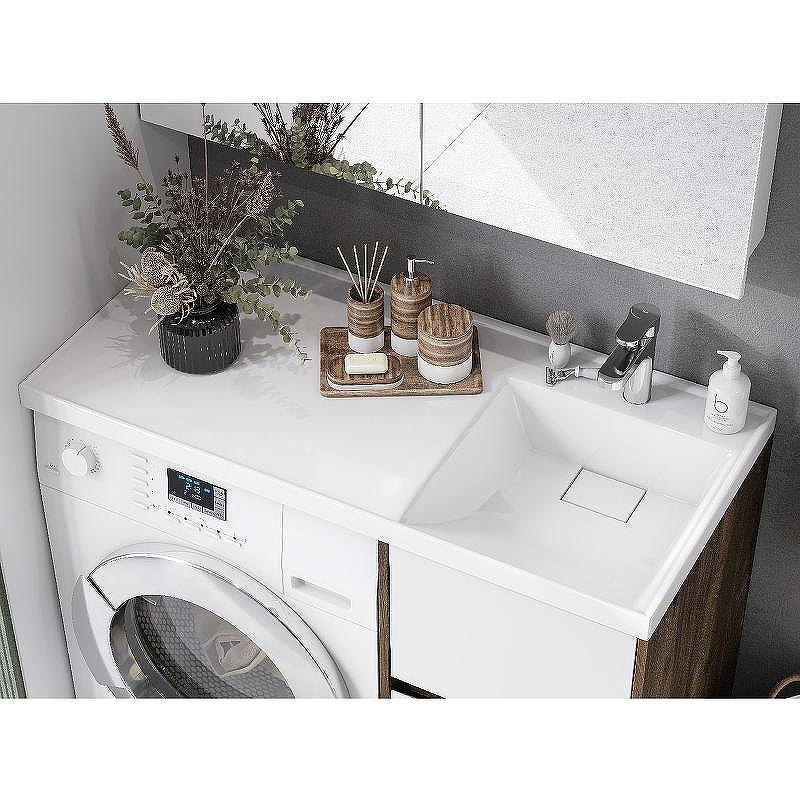 Тумба под раковину Aquaton Лондри 105 1A267001LHDR0 Дуб Рустикальный без фасада, купить, цена, заказать, магазин, доставка, скидка, промокод, купить, цена, заказать, магазин, доставка, скидка, промокод