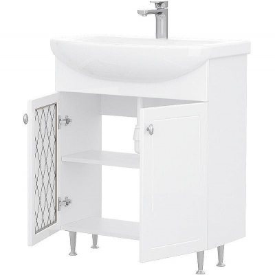 Тумба под раковину Volna Milena 70.2D tnMILENA70.2D-01 Белая