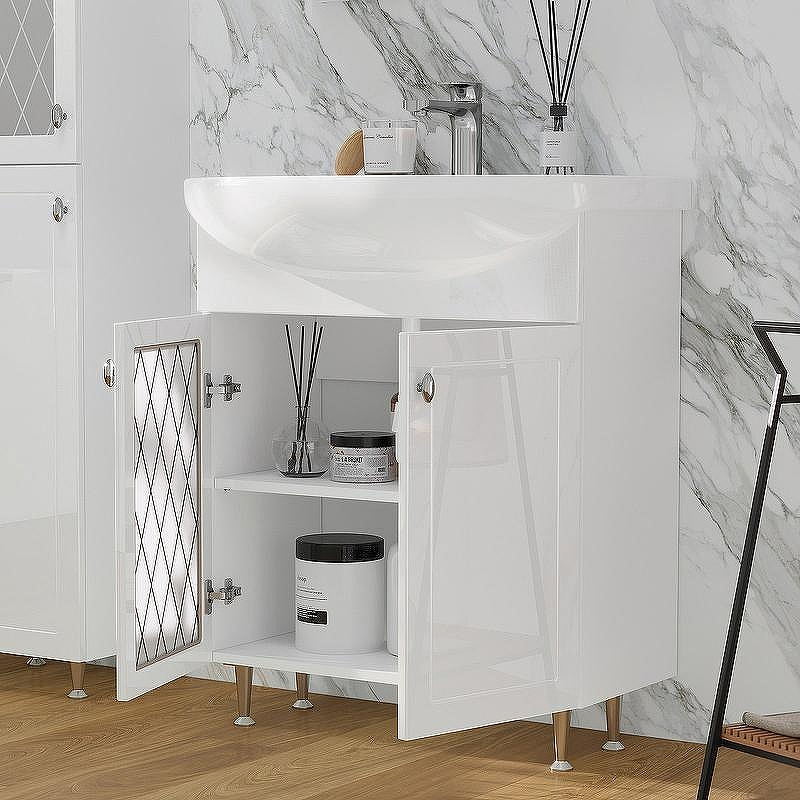 Тумба под раковину Volna Milena 70.2D tnMILENA70.2D-01 Белая, купить, цена, заказать, магазин, доставка, скидка, промокод, купить, цена, заказать, магазин, доставка, скидка, промокод