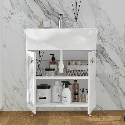 Тумба под раковину Volna Milena 70.2D tnMILENA70.2D-01 Белая