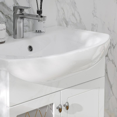 Тумба под раковину Volna Milena 70.2D tnMILENA70.2D-01 Белая