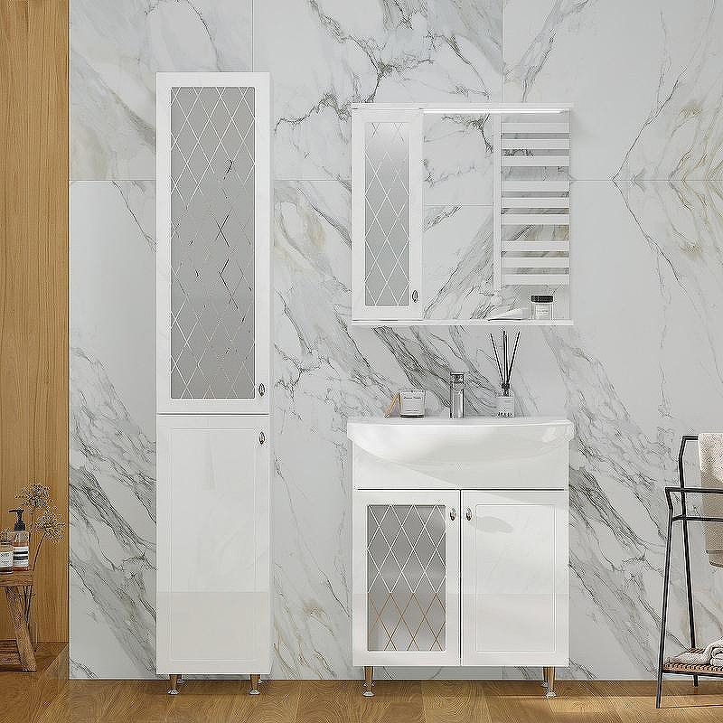 Тумба под раковину Volna Milena 70.2D tnMILENA70.2D-01 Белая, купить, цена, заказать, магазин, доставка, скидка, промокод, купить, цена, заказать, магазин, доставка, скидка, промокод