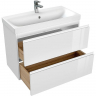 Тумба под раковину Cersanit Moduo 80 64141 подвесная Белая, купить, цена, заказать, магазин, доставка, скидка, промокод, купить, цена, заказать, магазин, доставка, скидка, промокод