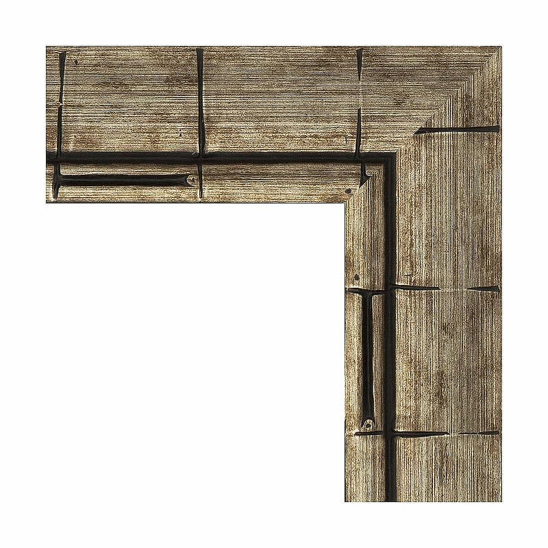 Зеркало Evoform Exclusive-G 123х53 BY 4050 с гравировкой в багетной раме - Серебряный бамбук 73, купить, цена, заказать, магазин, доставка, скидка, промокод, купить, цена, заказать, магазин, доставка, скидка, промокод