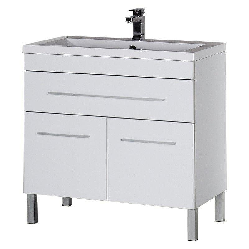 Тумба под раковину Aquanet Верона 100 182710 1 ящик 2 дверцы Белая, купить, цена, заказать, магазин, доставка, скидка, промокод, купить, цена, заказать, магазин, доставка, скидка, промокод